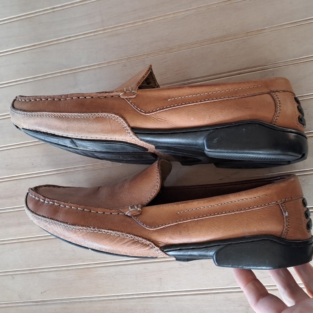 Giorgio B. Loafers Leather Brutini Causal Cushioned Sole | Tan | Size: 10.5 - Picture 7 of 9